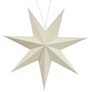 GWIAZDA DEKORACYJNA WISZĄCA PAPIEROWA 75CM BIAŁA