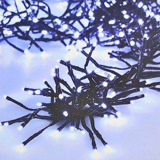 LAMPKI CHOINKOWE ŁAŃCUCH ŚWIETLNY 3000 LED TIMER ZIMNY BIAŁY