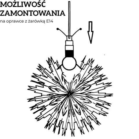 PŁATEK ŚNIEGU DEKORACJA WISZĄCA PAPIEROWA 50CM BIAŁY MICA