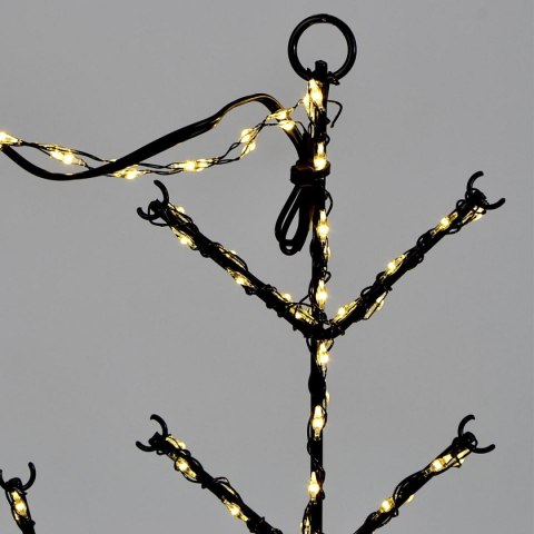 PŁATEK ŚNIEGU DEKORACYJNY WISZĄCY 380LED CIEPŁY BIAŁY