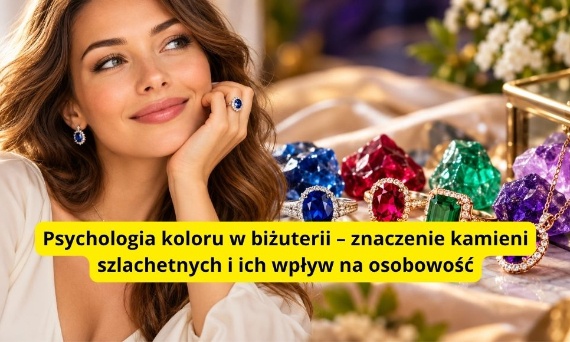 Psychologia koloru w biżuterii – znaczenie kamieni szlachetnych i ich wpływ na osobowość