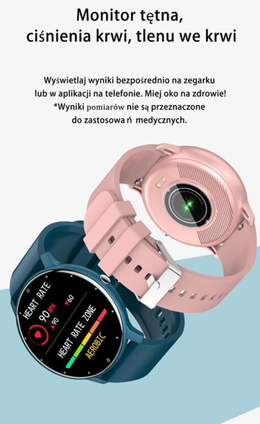 SMARTWATCH UNISEX GRAVITY GT1-8 - PULSOMETR, WŁASNE TARCZE (sg015h) - obrazek 13