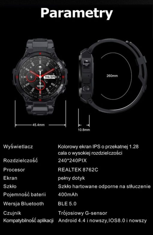 SMARTWATCH MĘSKI GRAVITY GT7-1 - WYKONYWANIE POŁĄCZEŃ (sg016a) - obrazek 5