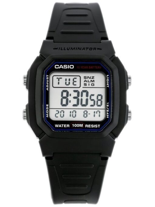 ZEGAREK MĘSKI CASIO W800H-1A (zd100a) - KLASYKA