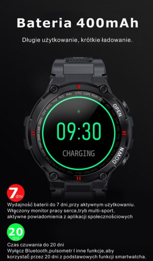 SMARTWATCH MĘSKI GRAVITY GT7-1 - WYKONYWANIE POŁĄCZEŃ (sg016a) - obrazek 13