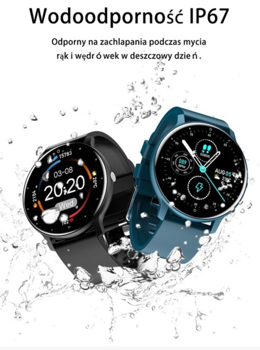 SMARTWATCH UNISEX GRAVITY GT1-8 - PULSOMETR, WŁASNE TARCZE (sg015h) - obrazek 12