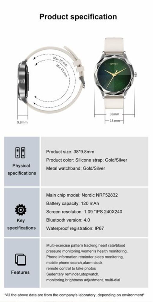 SMARTWATCH UNISEX PACIFIC 27-9 - CIŚNIENIOMIERZ (sy022g) - obrazek 12