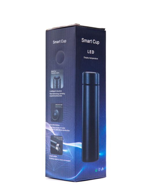 Kubek bidon termiczny termos smart LED 500ml srebrny - obrazek 6